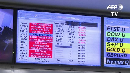 Brexit-Votum schickt Börsen und Pfund auf Talfahrt