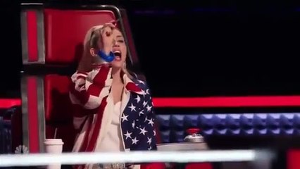 miley cyrus makes the best judge on the voice