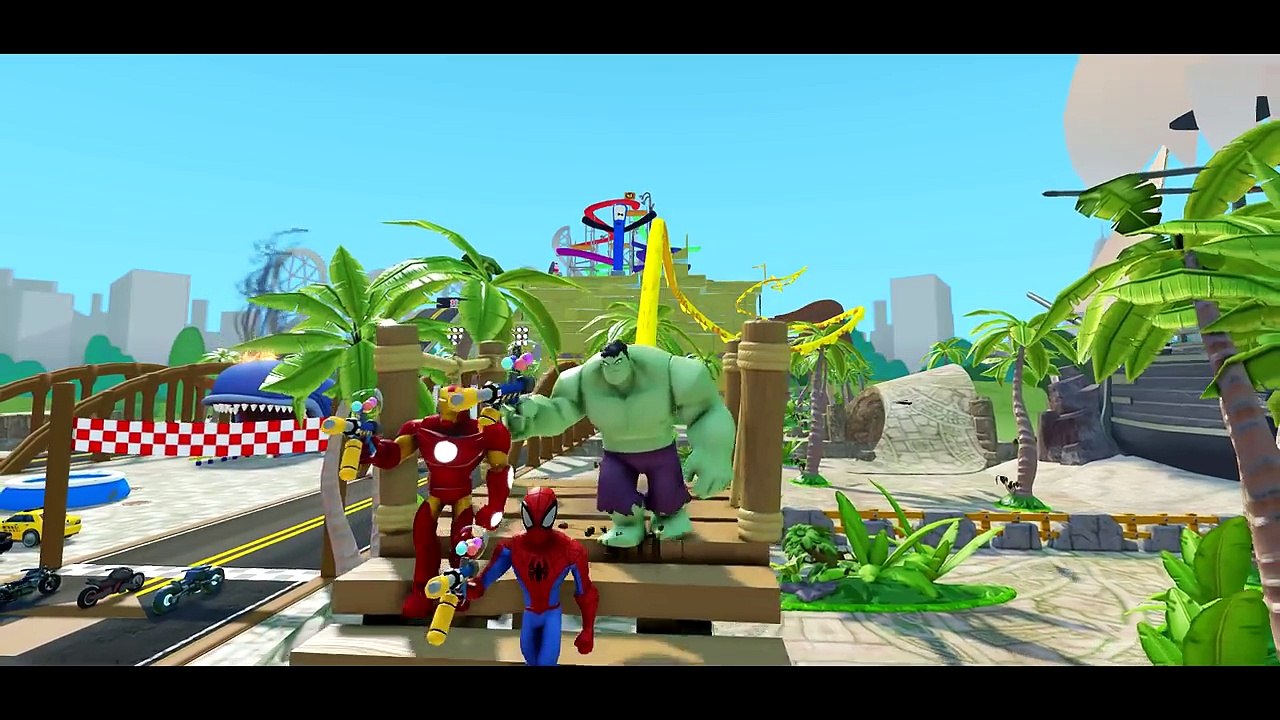 [THE AVENGERS] IRON MAN + The HULK and Spiderman - Twinkle Twinkle Little Star + More Songs for Kids_1