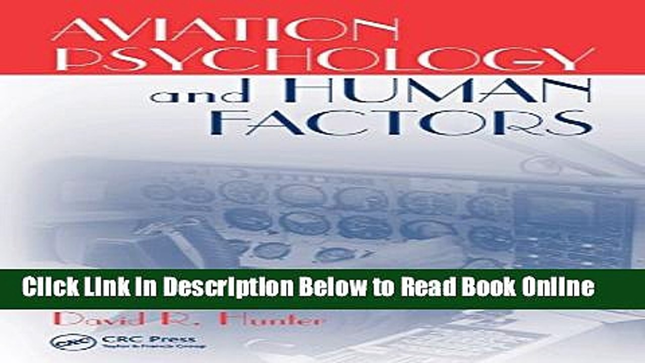 Read Aviation Psychology and Human Factors  Ebook Free