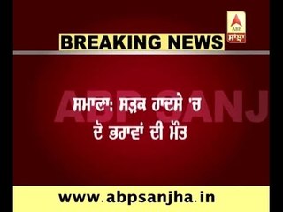 Samana: Two brothers died in road accident
