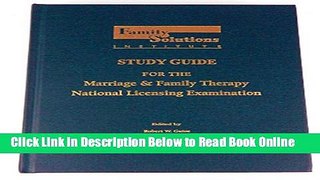 Download Marriage and Family National Licensing Examination (Study Guide)  PDF Free