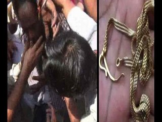 Video: Chain Snatcher thrashed in Bathinda