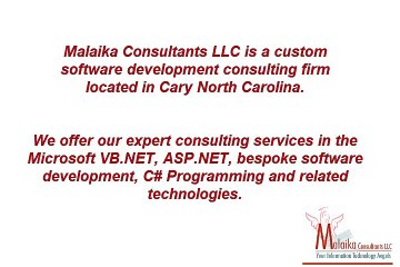 Custom Software Solutions by Malaika Consultants in Cary, NC 🚀 - thumbnail