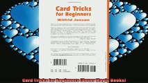 FREE PDF  Card Tricks for Beginners Dover Magic Books  DOWNLOAD ONLINE