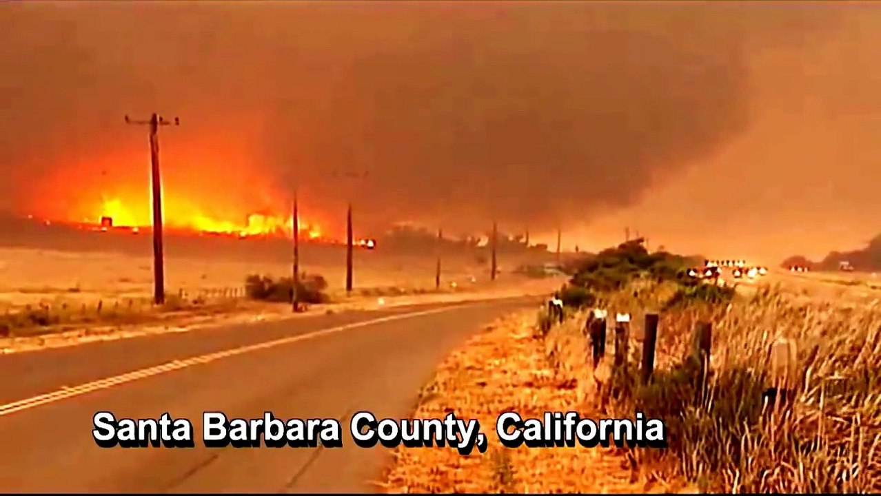 Une tornade de feu en Californie