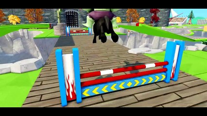 Frozen Anna Kidnapped by T-Rex ! Spiderman & Hulk saves Princess + Nursery Rhymes Children's songs_1