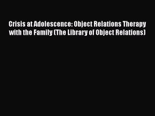 Read Books Crisis at Adolescence: Object Relations Therapy with the Family (The Library of