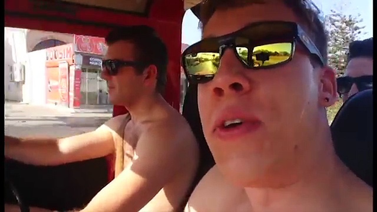 [Vlog] Chimp In Cyprus Part 3 - Nissi Beach Sharks