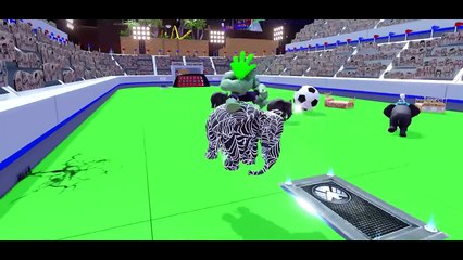 Frozen Anna Kidnapped by T-Rex ! Spiderman & Hulk saves Princess + Nursery Rhymes Children's songs_14