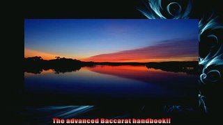 READ book  The advanced Baccarat handbook  BOOK ONLINE