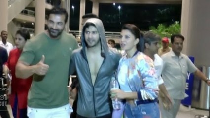 Dishoom Team Spotted At Airport | Varun Dhawan | Jacqueline Fernandez | John Abraham
