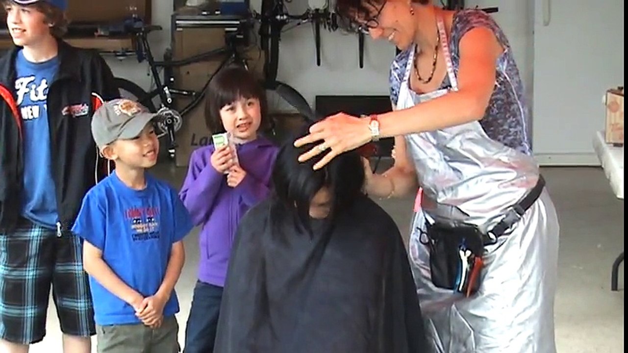 nancy's head shave