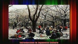 READ book  Introduction to Japanese Culture Full EBook