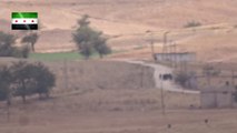 Syria Liberation Army anti-tank missile shoots Iranian guards جيش التحرير || ريف حلب