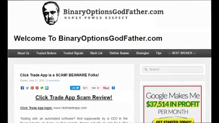 Click Trade App / Software Is a Scam!! Honest Review !