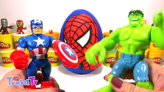 Örümcek Adam Dev Sürpriz Yumurta Oyun Hamuru - Spiderman Oyuncakları, Transformers