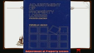 there is  Adjustment of Property Losses