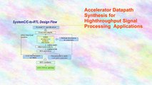 Accelerator Datapath Synthesis for Highthroughput Signal Processing Applications