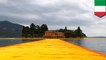 Walking on water: The Floating Piers, artist Christo’s news work, lets you walk on water - TomoNews