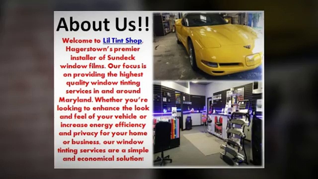 Quality Window Tinting Hagerstown, MD