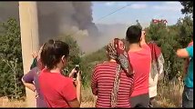 Kumluca'daki orman yangını büyüyor