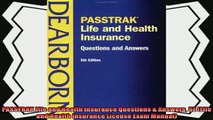 behold  PASSTRAK Life and Health Insurance Questions  Answers 5E Life and Health Insurance