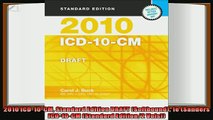 behold  2010 ICD10CM Standard Edition DRAFT Softbound 1e Sanders ICD10CM Standard