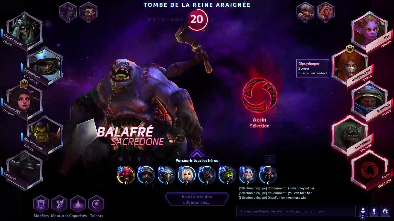 Heroes of the Storm Partie Classée!!! Alors? Alors????? Quelle Ligue????  Ft OhLeFumier