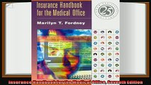 behold  Insurance Handbook for the Medical Office Seventh Edition