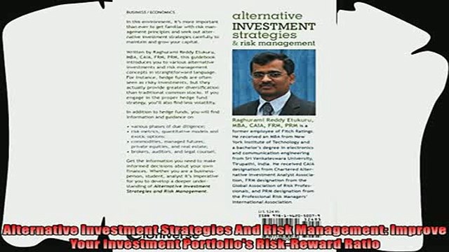 different Alternative Investment Strategies And Risk Management Improve Your Investment Portfolios