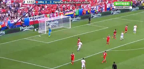 Robert Lewandowski Incredible Goal HD - Switzerland 0-1 Poland - EURO 2016 - 25/06/2016