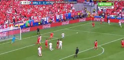 Arkadiusz Milik Amazing Powerful Shoot - Switzerland vs Poland - EURO 2016 - 25/06/2016
