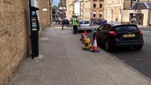 Traffic Warden itching to give ticket, sees me filming walks sheepishly past car! -23/06/16