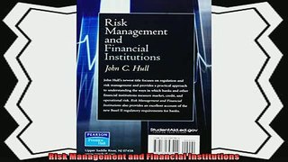 behold  Risk Management and Financial Institutions