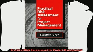 complete  Practical Risk Assessment for Project Management