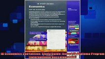 there is  IB Economics 2nd Edition Study Guide Oxford IB Diploma Program International
