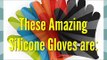 Silicone Cooking Gloves Heat Resistant, XXL Safety, for Oven BBQ Baking & Gardening in amazon ELENJI