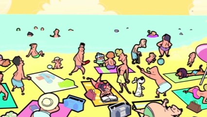 Mr Bean - Driving on the beach