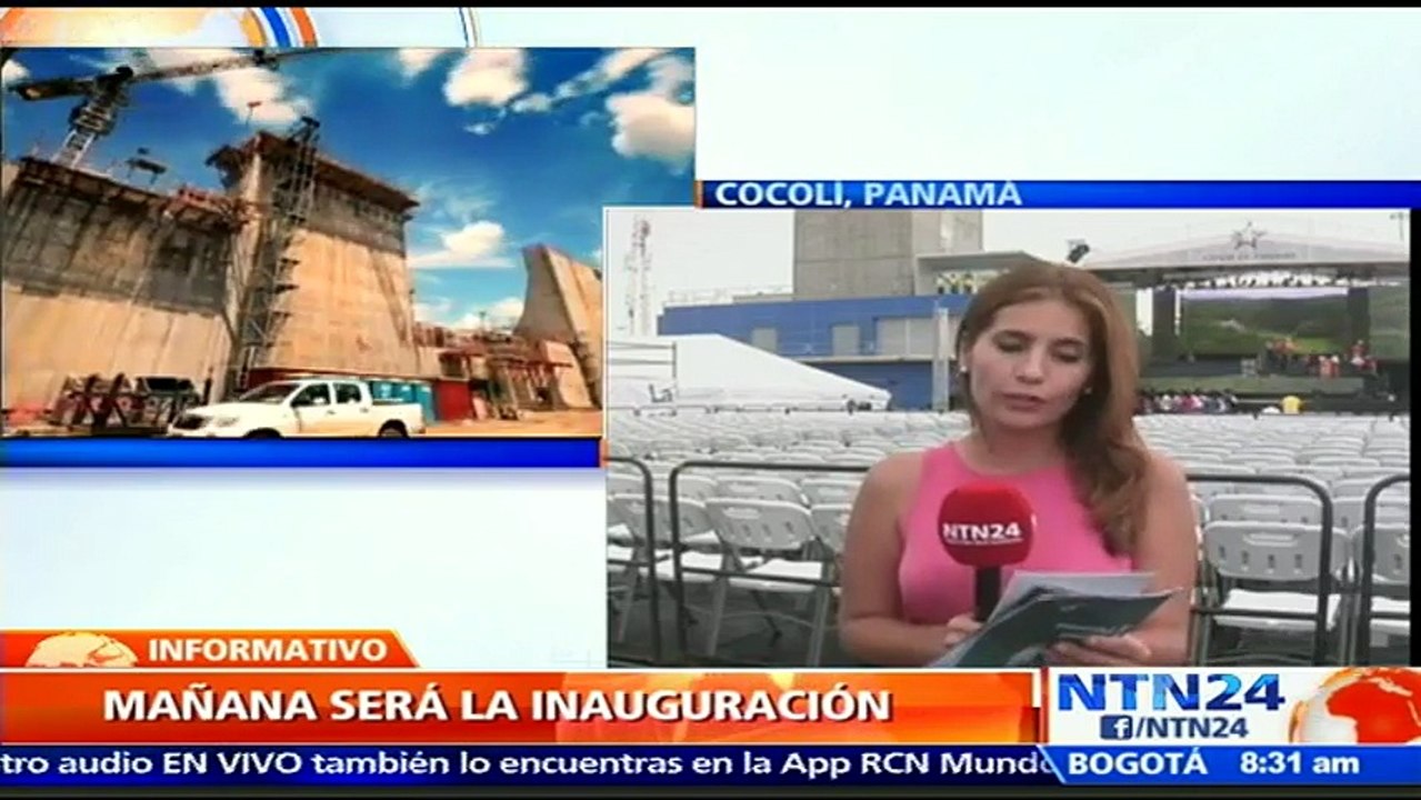 Cubrimiento NTN24 | Expectativa entre los panameños por inauguración de la ampliación del Canal de Panamá