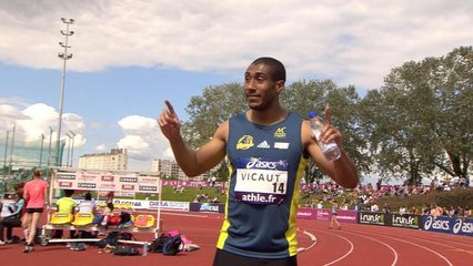 Athlétisme - Championnat de France - Jimmy Vicaut remporte le 100M sur un temps canon: 9'88