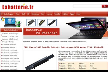 www.labatterie.fr/dell-vostro-3350-portable-batterie.html