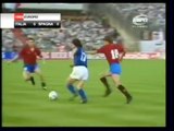 Italy defeats Spain - EURO 1988/West Germany - group stage, 1st half