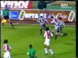 1999 (November 25) Olympiakos (Greece) 1-Juventus (Italy) 3 (UEFA Cup)