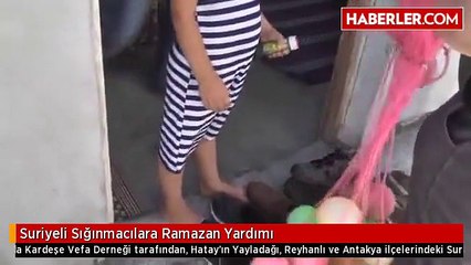 Suriyeli Sığınmacılara Ramazan Yardımı