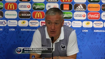 8es - Deschamps, satisfait de sa défense
