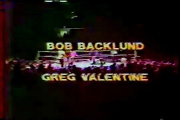 Bob Backlund vs. Greg Valentine WWF title held up 10/19/1981 (part 1/3)