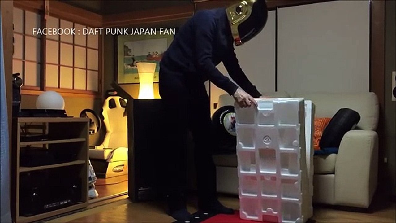 Daft Punk Guy-man Bearbrick 1000% unboxing