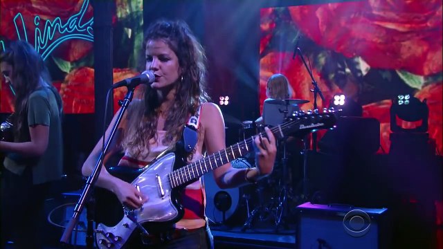 Hinds Perform Garden on The Late Show