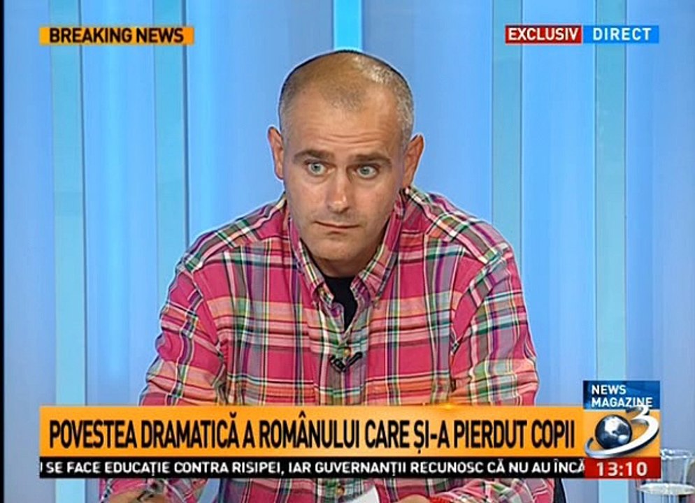 FLORIN BARBU e in Romania: Romanul din UK, caruia i s-au luat copiii spre a fi adoptati de un cuplu nelegiuit